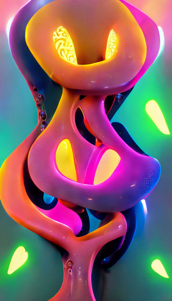 Vertical Glass Sculptures 8